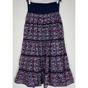 Reba Blue Maxi Skirt Women's Size Small